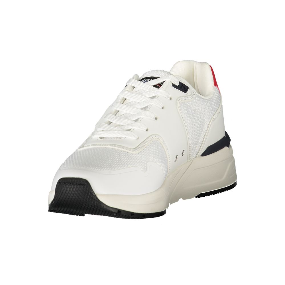 Blauer White Polyester Men's Sneaker | Regal Royce