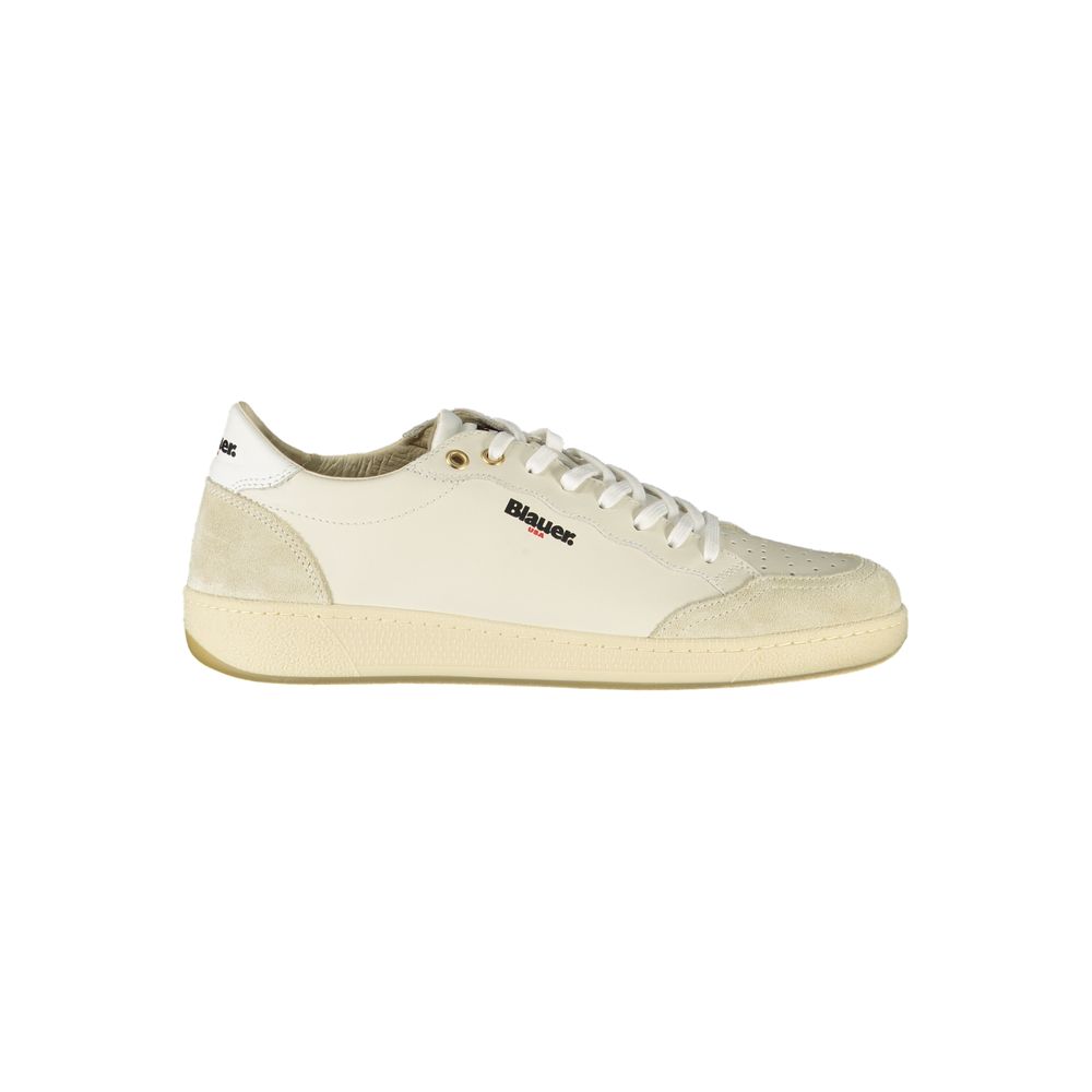 Blauer Bianco Poliuretano Uomo Sneaker | Regal Royce