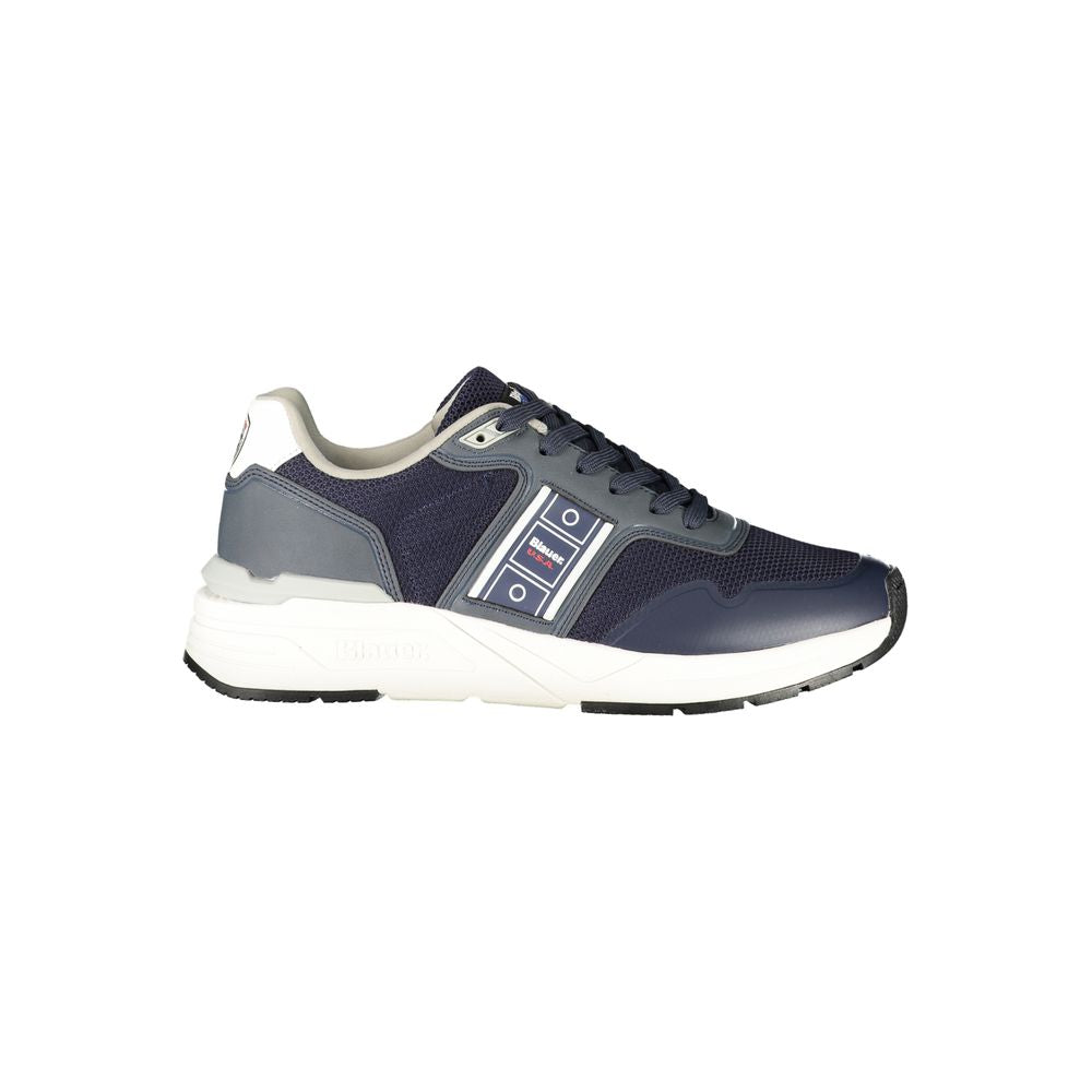 Blauer Blu Polyester Men Sneaker | Regal Royce