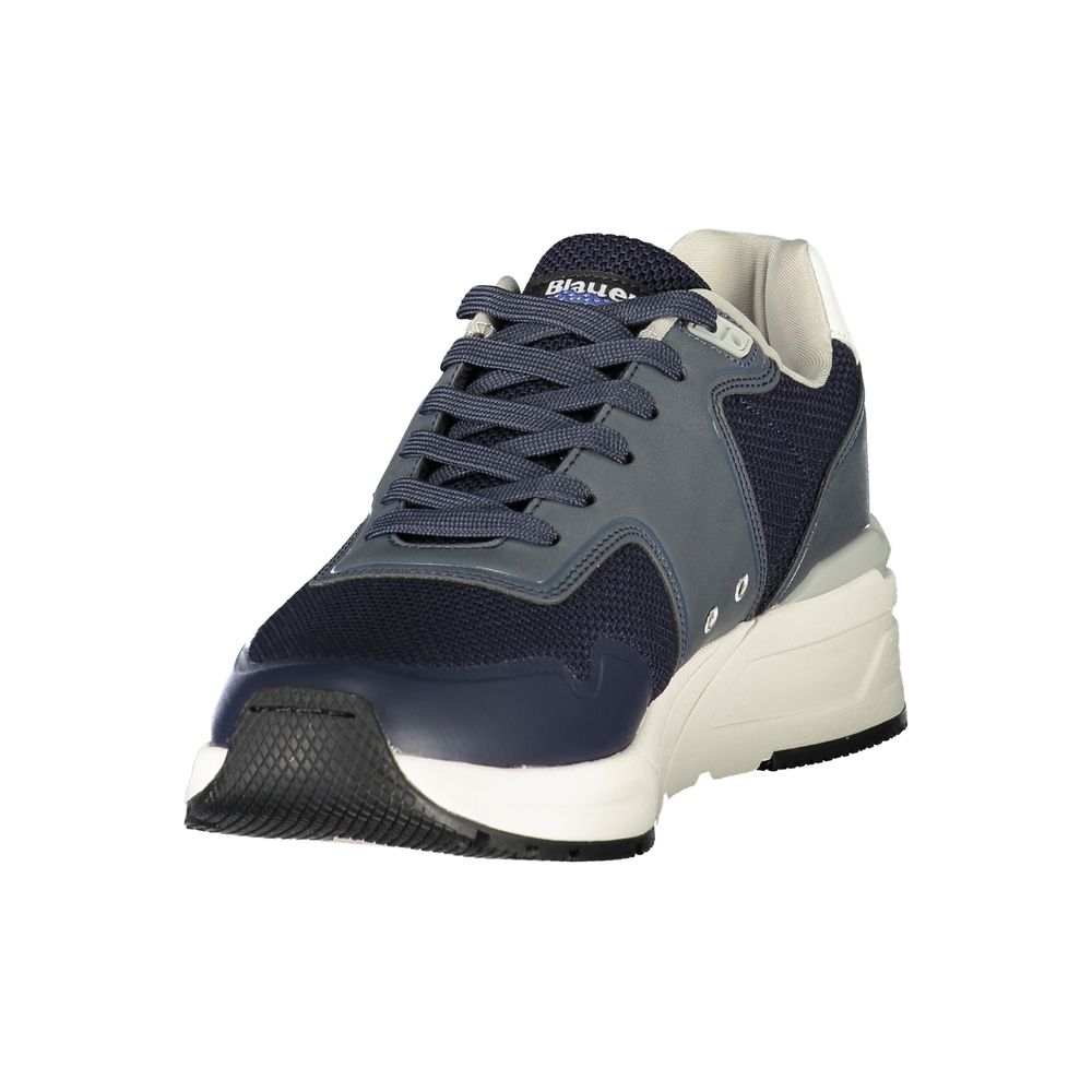 Blauer Blu Polyester Men Sneaker | Regal Royce