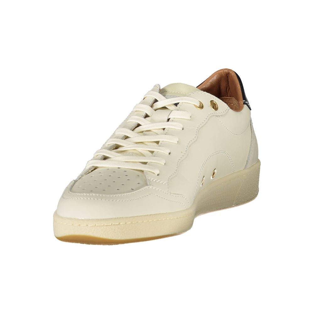 Blauer White Polyurethane Men Sneaker | Regal Royce