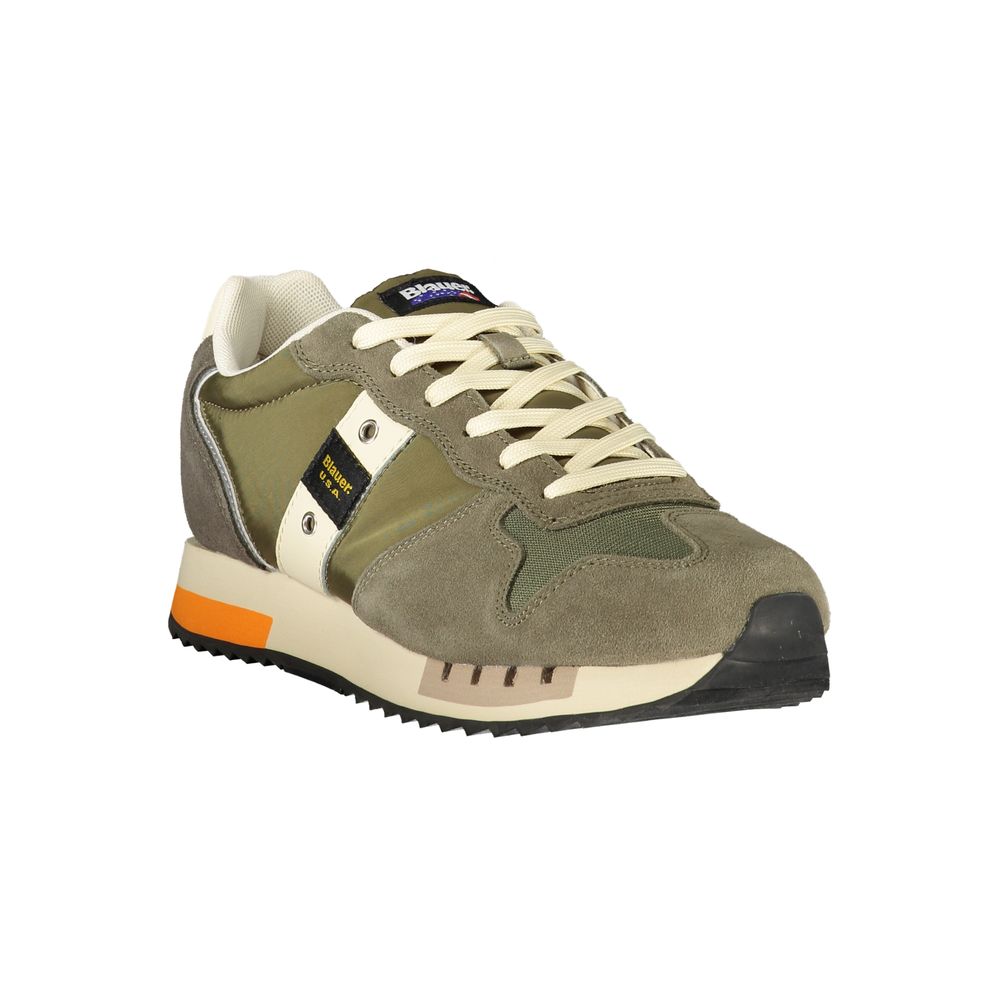 Blauer Verde Poliuretano Uomo Sneaker | Regal Royce