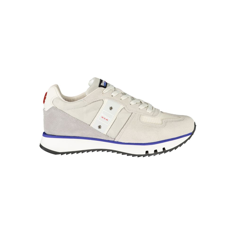 Blauer Grigio Polyurethane Men Sneaker | Regal Royce