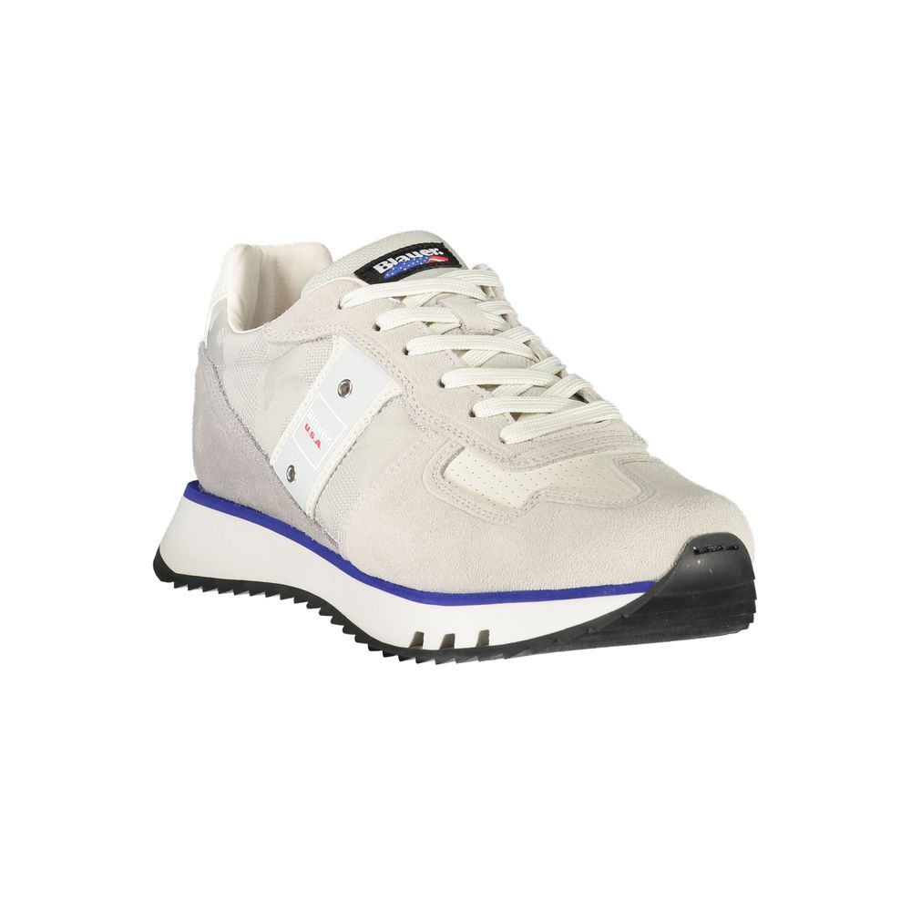Blauer Grigio Polyurethane Men Sneaker | Regal Royce
