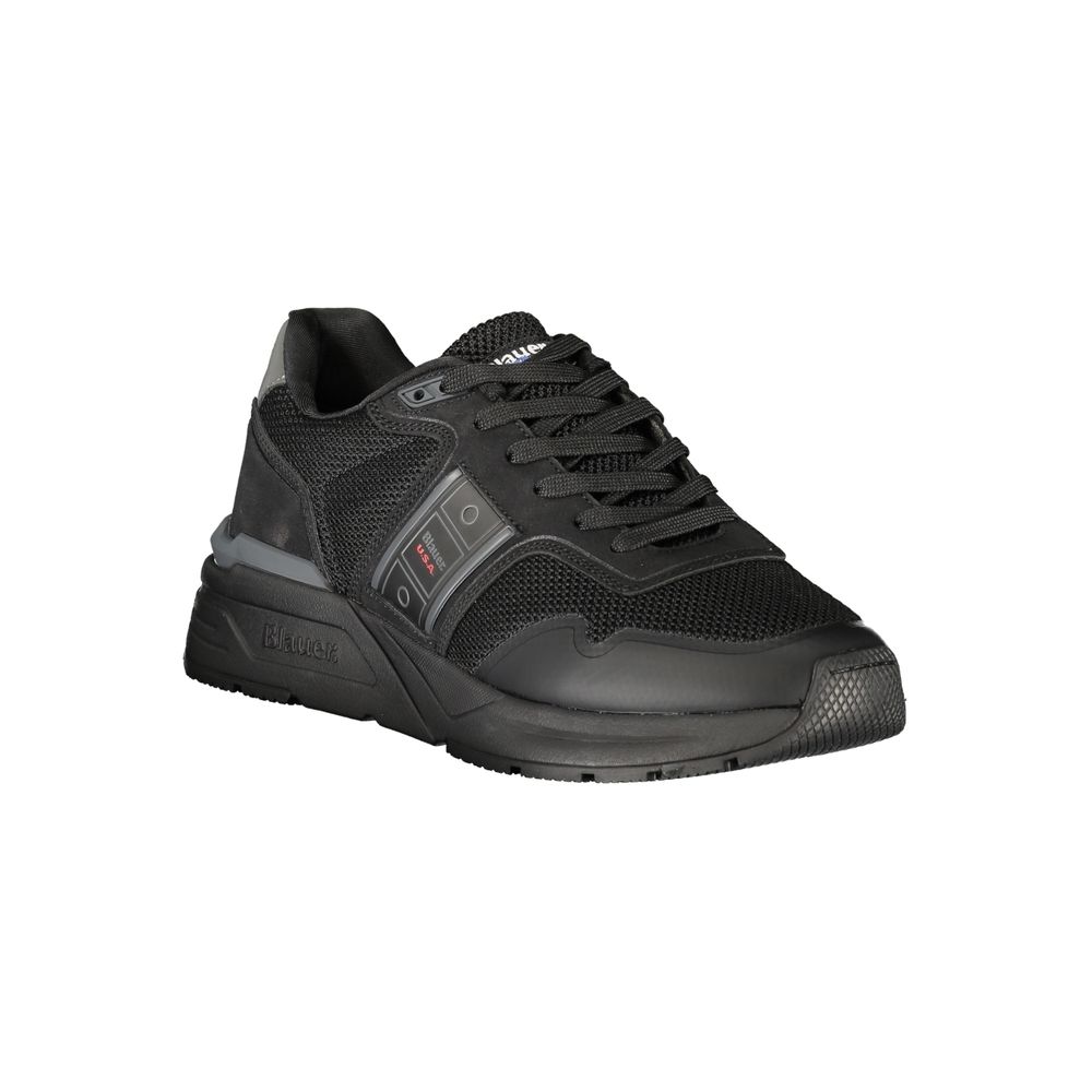Blauer Nero Polyester Men Sneaker | Regal Royce