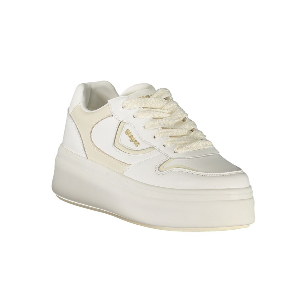Blauer Bianco Poliuretano Donna Sneaker | Regal Royce