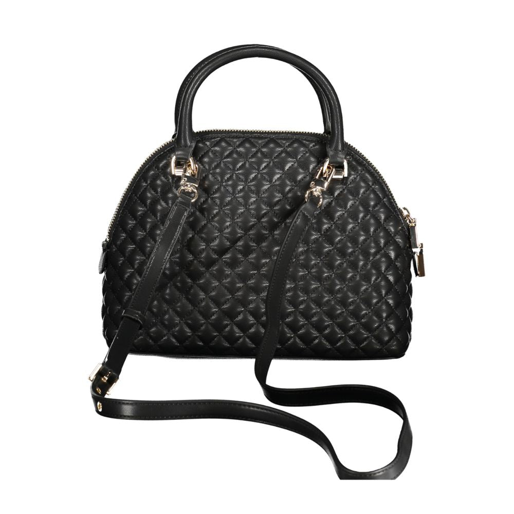 Guess Jeans Black Polyurethane Women Handbag | Regal Royce