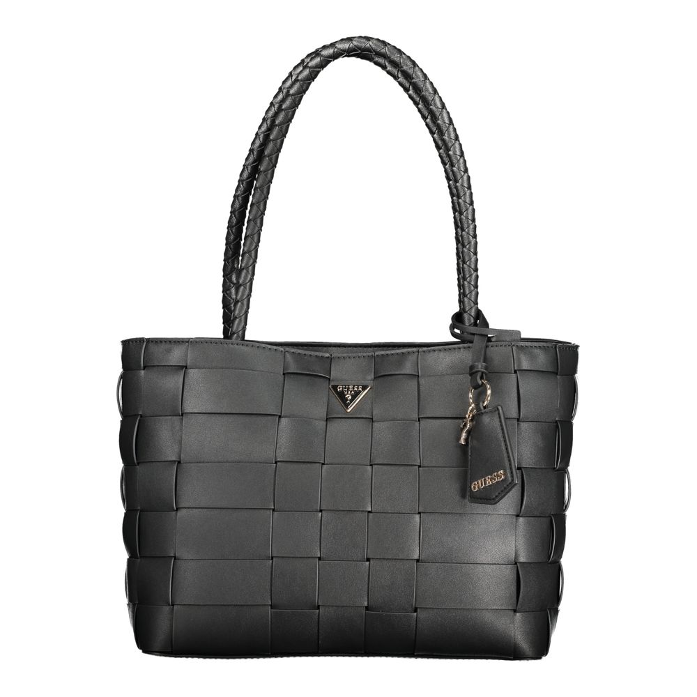 Guess Jeans Nero Poliuretano Women Handbag | Regal Royce