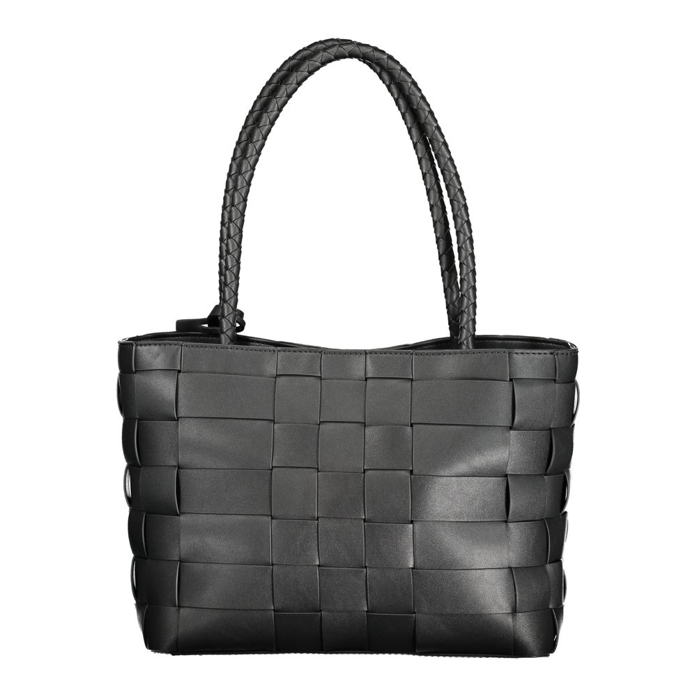 Guess Jeans Nero Poliuretano Women Handbag | Regal Royce