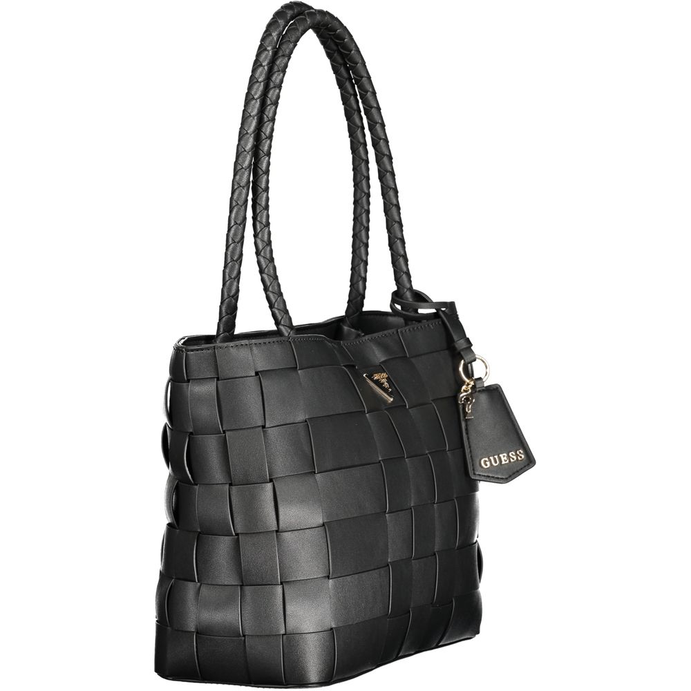 Guess Jeans Nero Poliuretano Women Handbag | Regal Royce