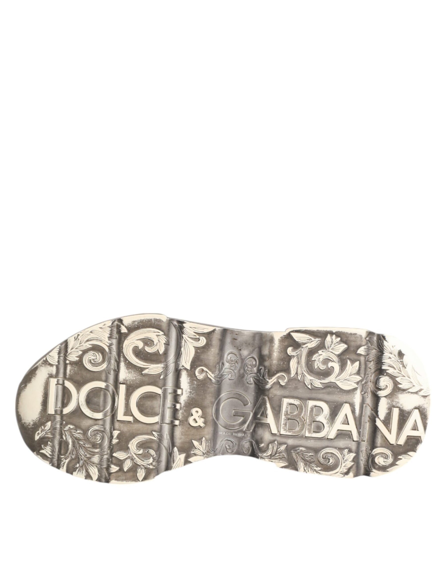 Dolce & Gabbana White Daymaster Low Top Men Sneakers Shoes | Regal Royce
