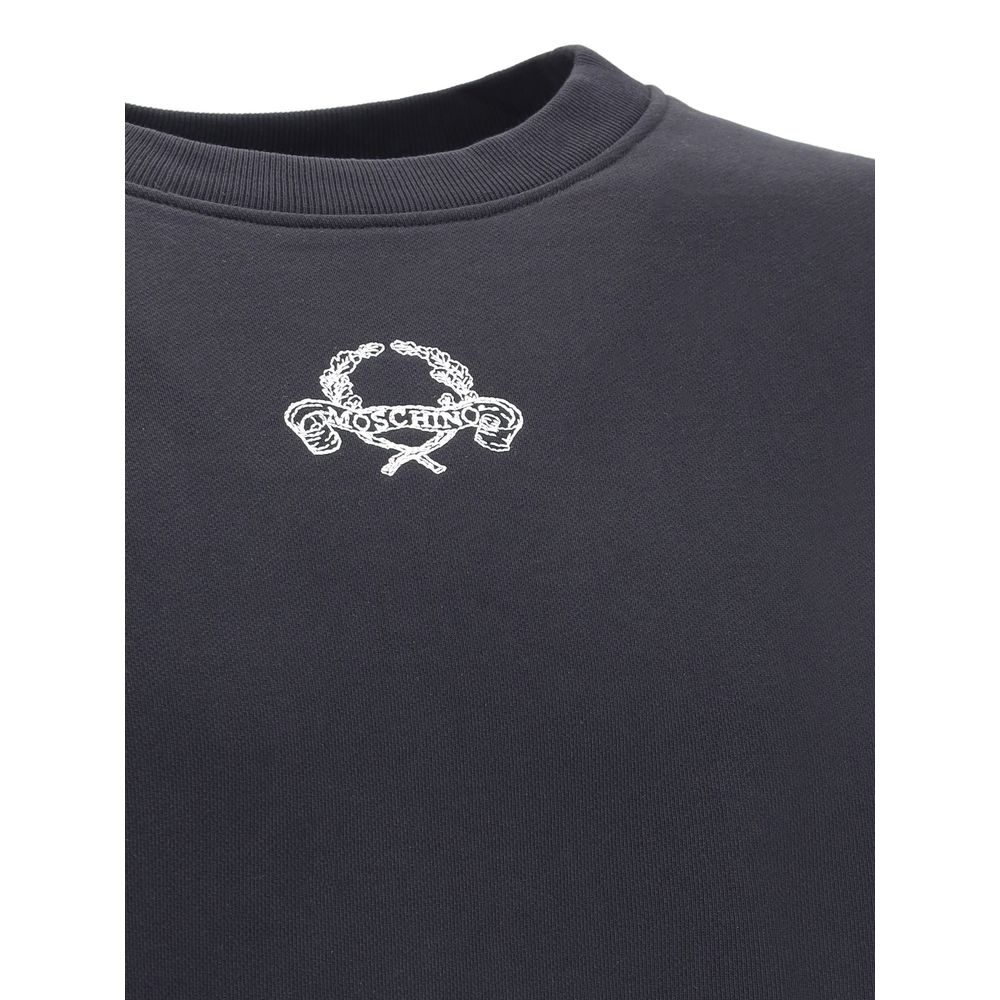 Moschino Black Cotton Sweatshirt | Regal Royce