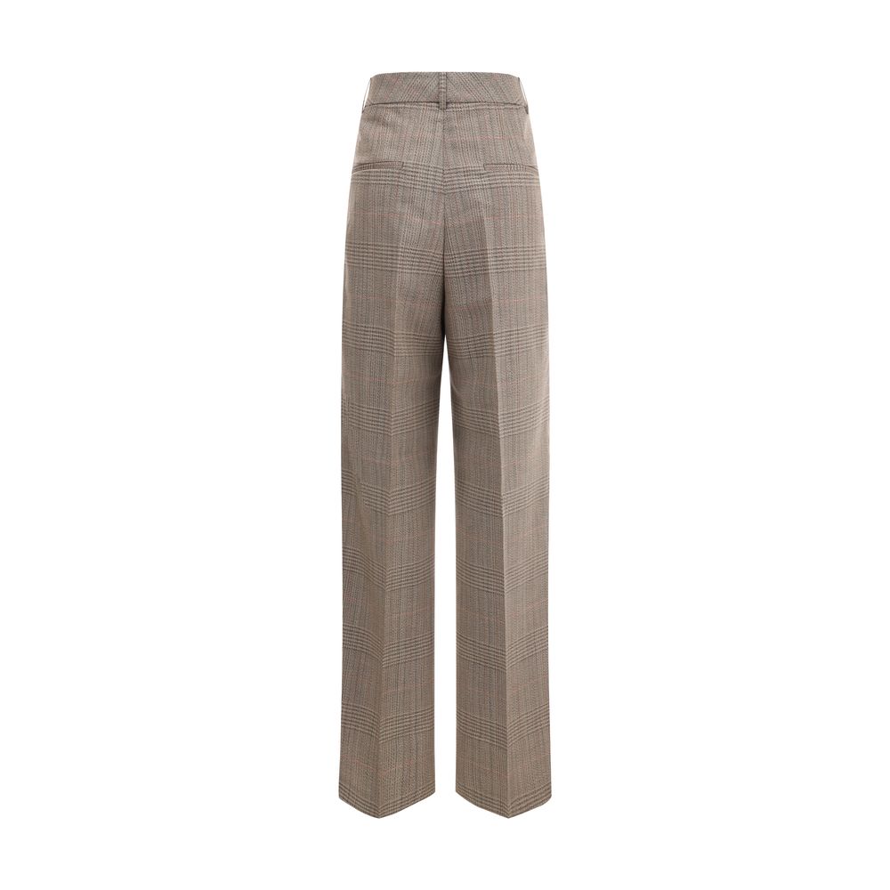 Rohe Beige Fleece Wool Casual Pants | Regal Royce
