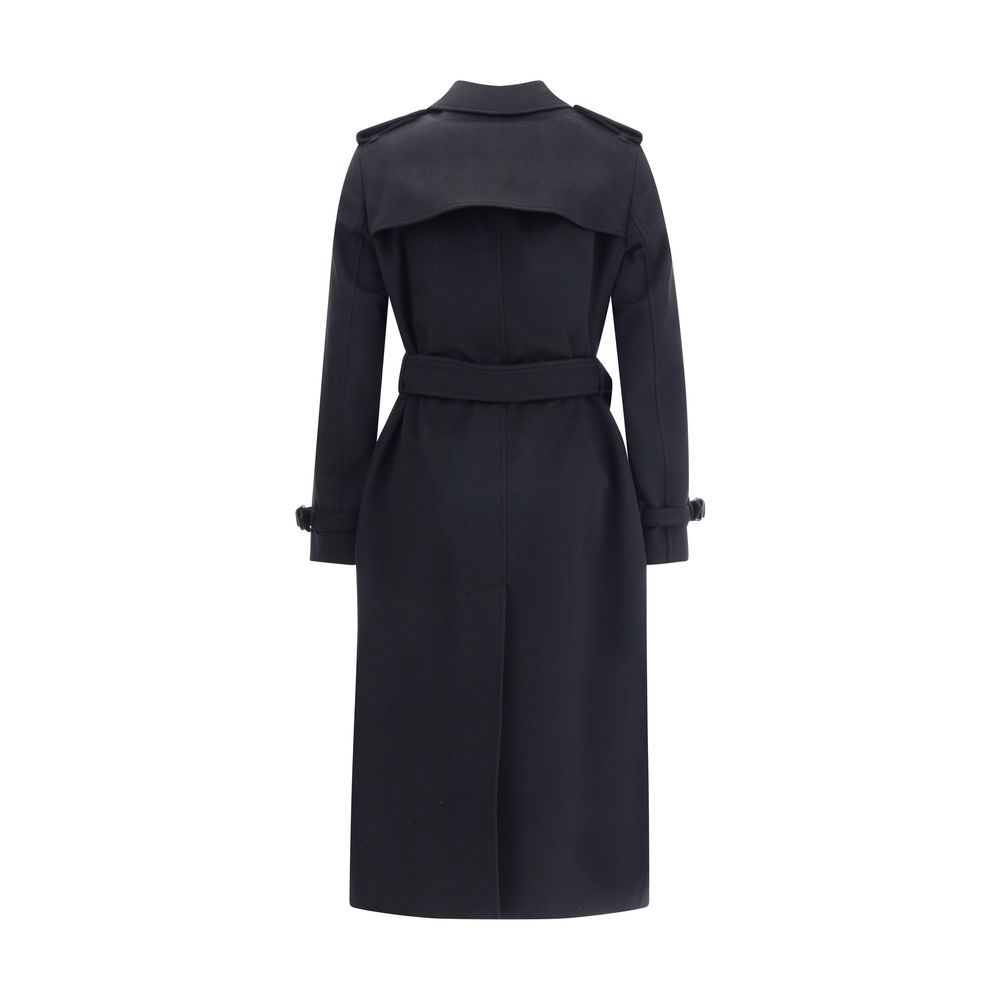 Burberry Black Cashmere Coat | Regal Royce