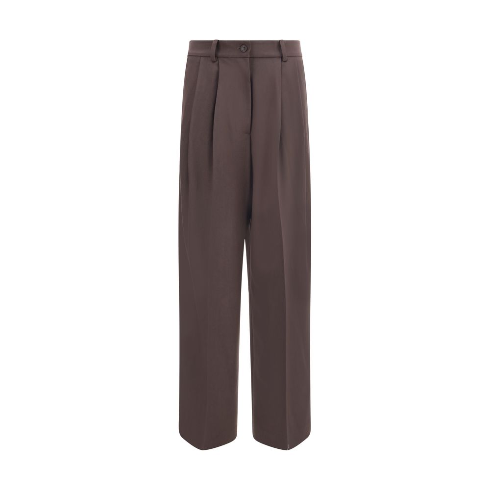 P.A.R.O.S.H. Brown Fleece Wool Dress Pants | Regal Royce
