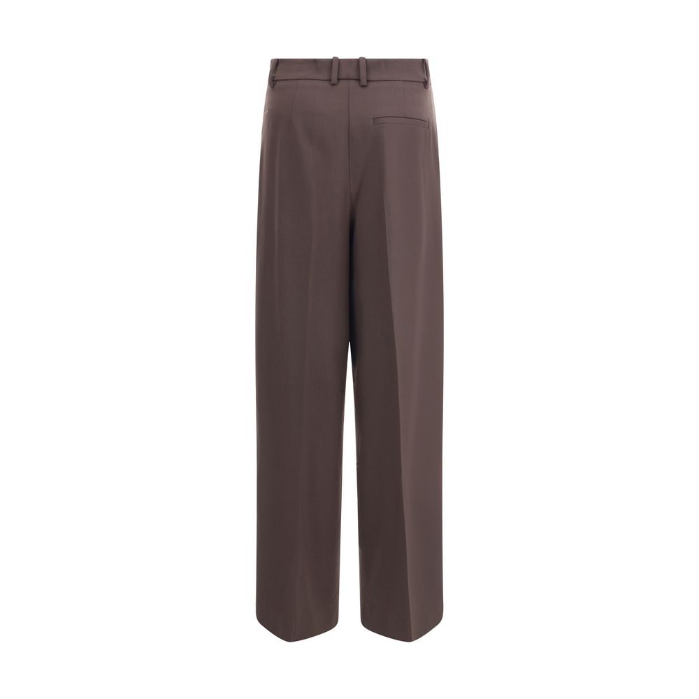 P.A.R.O.S.H. Brown Fleece Wool Dress Pants | Regal Royce