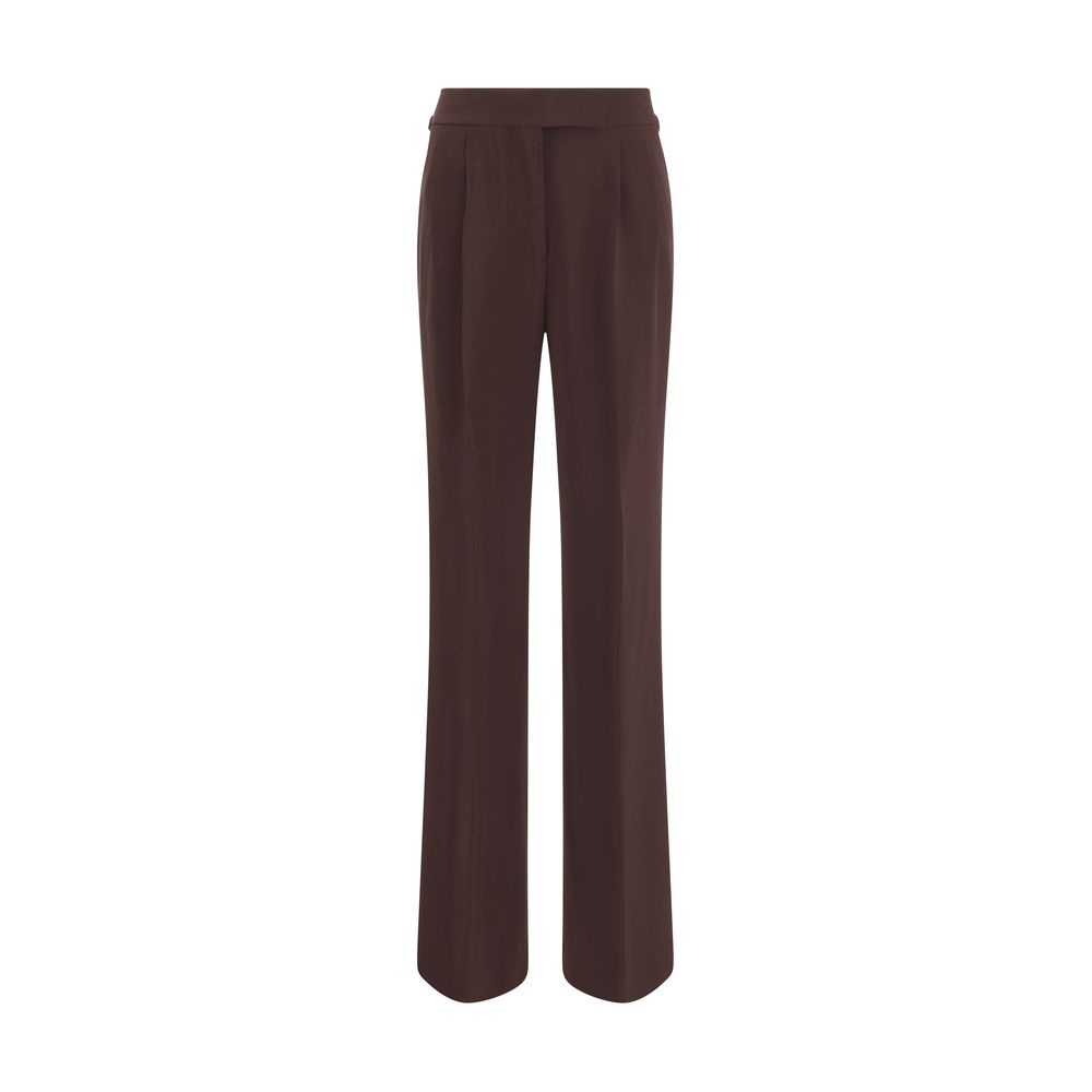 Tom Ford Brown Viscose Casual Pants | Regal Royce