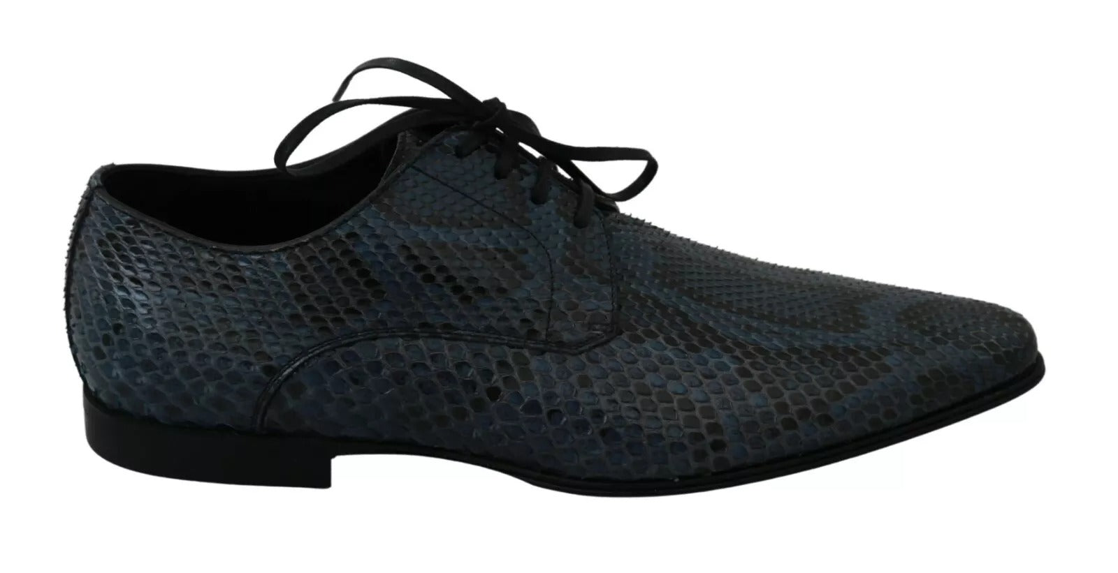 Dolce & Gabbana Blue Python Leather Snakeskin Shoes | Regal Royce