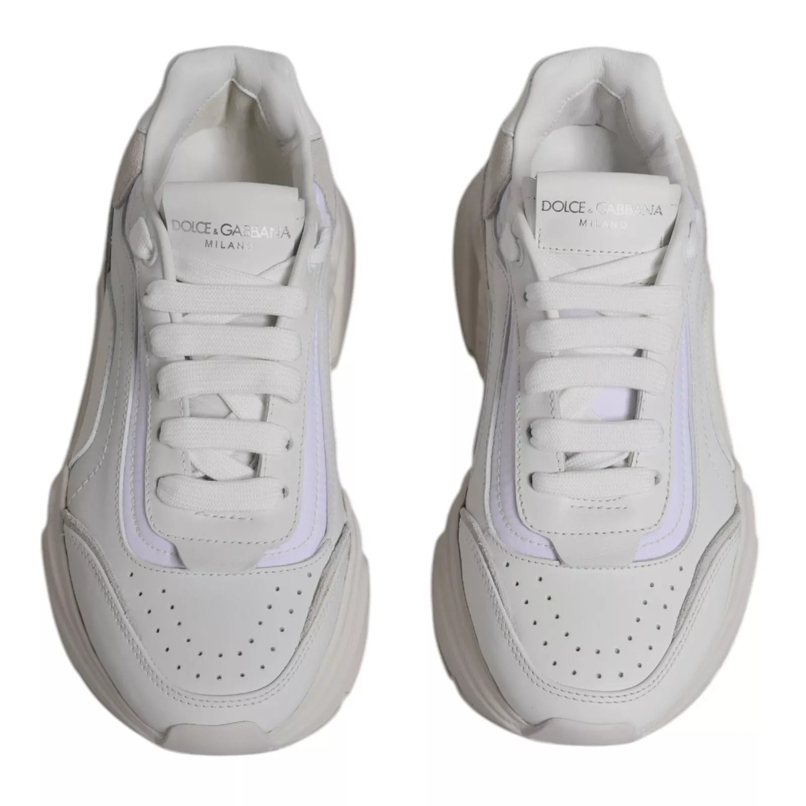 Dolce & Gabbana White Daymaster Low Top Mens Sneakers
