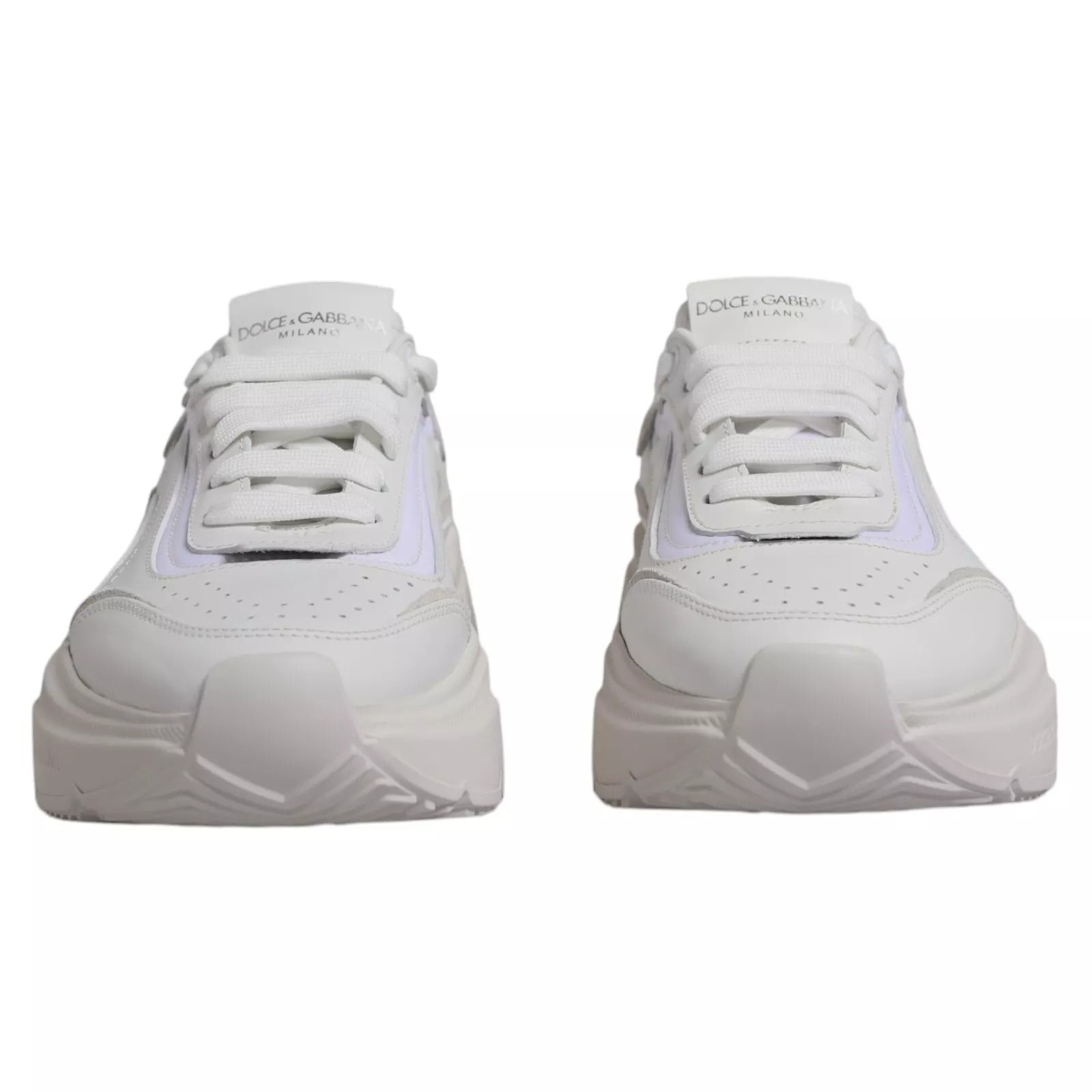 Dolce & Gabbana White Daymaster Low Top Mens Sneakers | Regal Royce