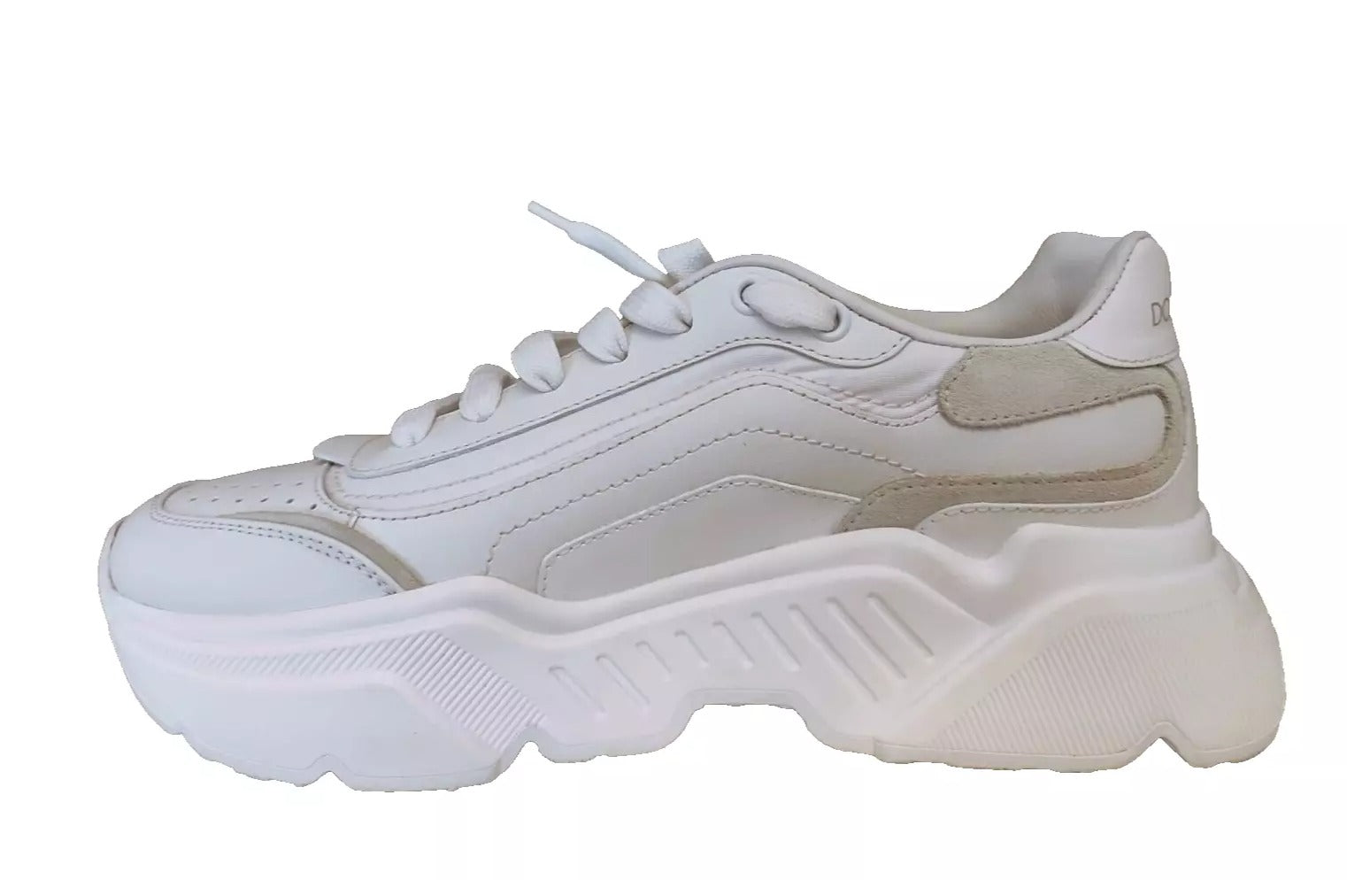 Dolce & Gabbana White Daymaster Low Top Mens Sneakers | Regal Royce
