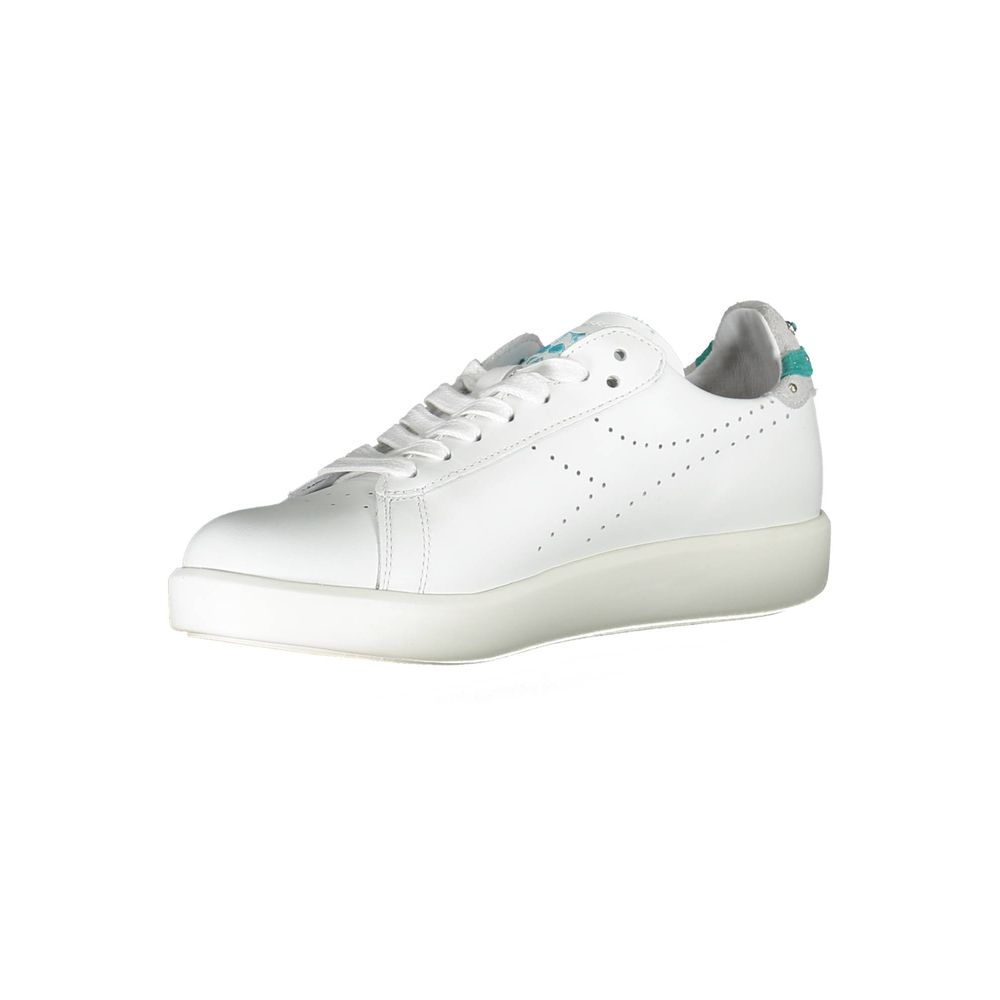 Diadora Bianco Leather Women Sneaker | Regal Royce