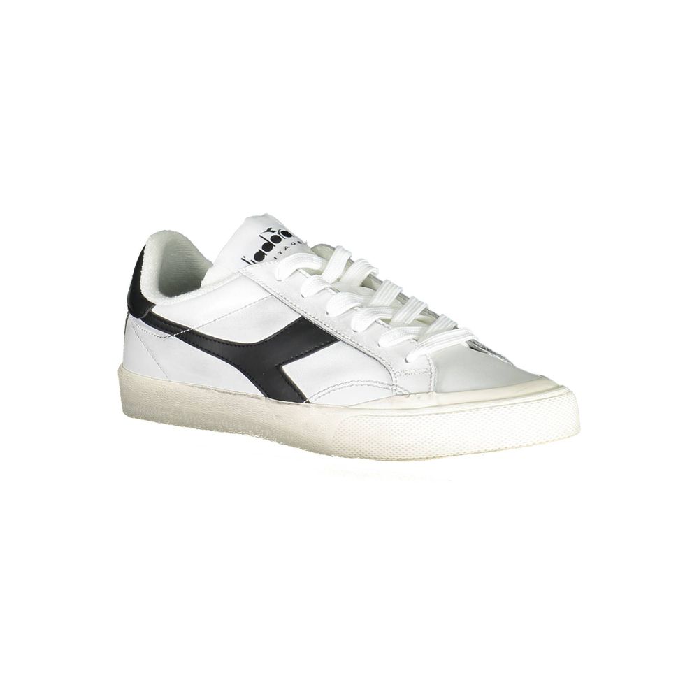Diadora Bianco Leather Women Sneaker | Regal Royce
