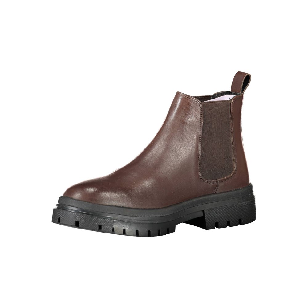 Levi's Marrone Leather Men Ankle Boot | Regal Royce