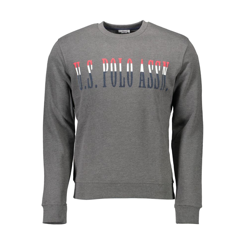 U.S. POLO ASSN. Gray Cotton Mens Sweatshirt | Regal Royce