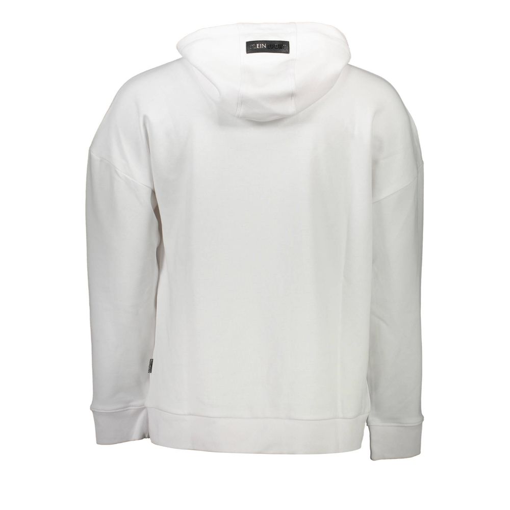 Plein Sport White Cotton Men's Sweatshirt | Regal Royce