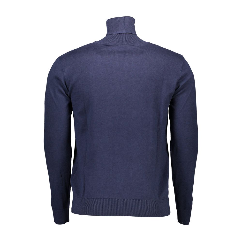 U.S. POLO ASSN. Blue Cotton Men Sweater | Regal Royce