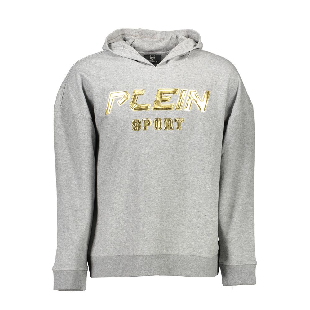 Plein Sport Grigio Cotton Men's Sweatshirt | Regal Royce