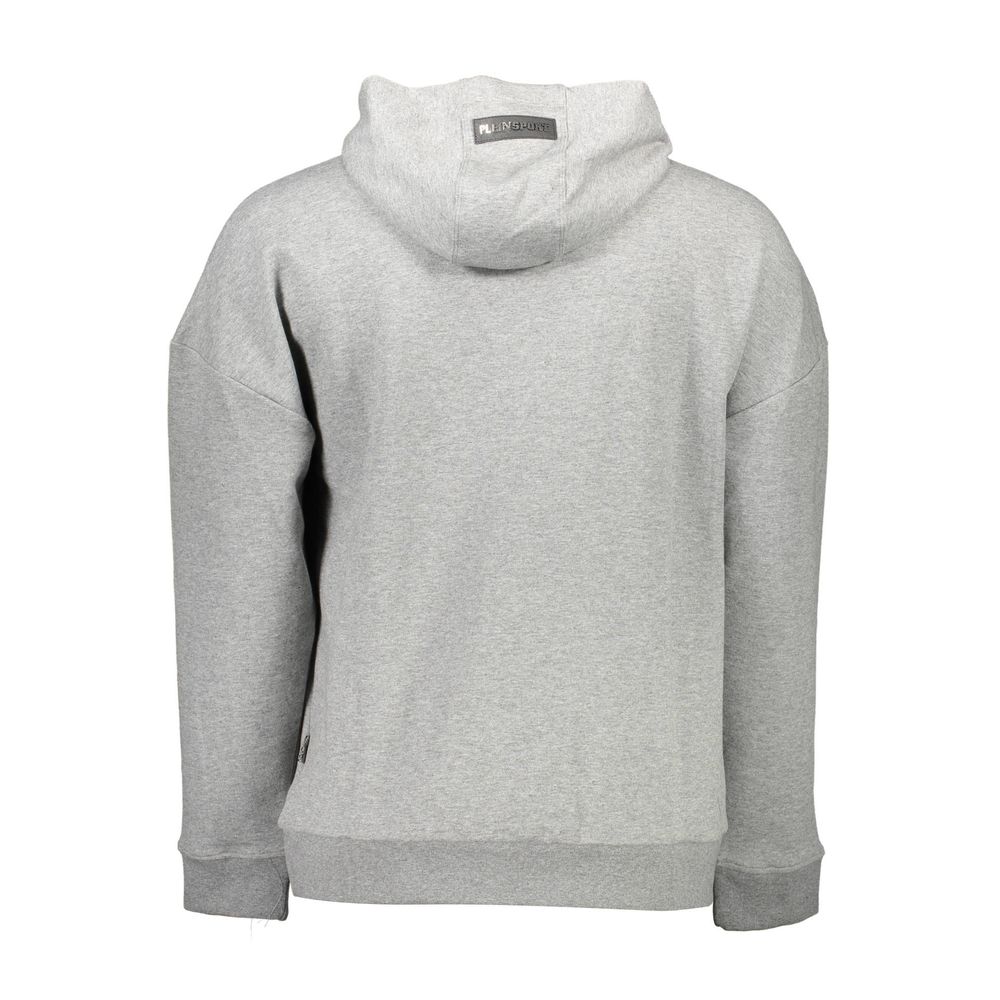 Plein Sport Grigio Cotton Men's Sweatshirt | Regal Royce