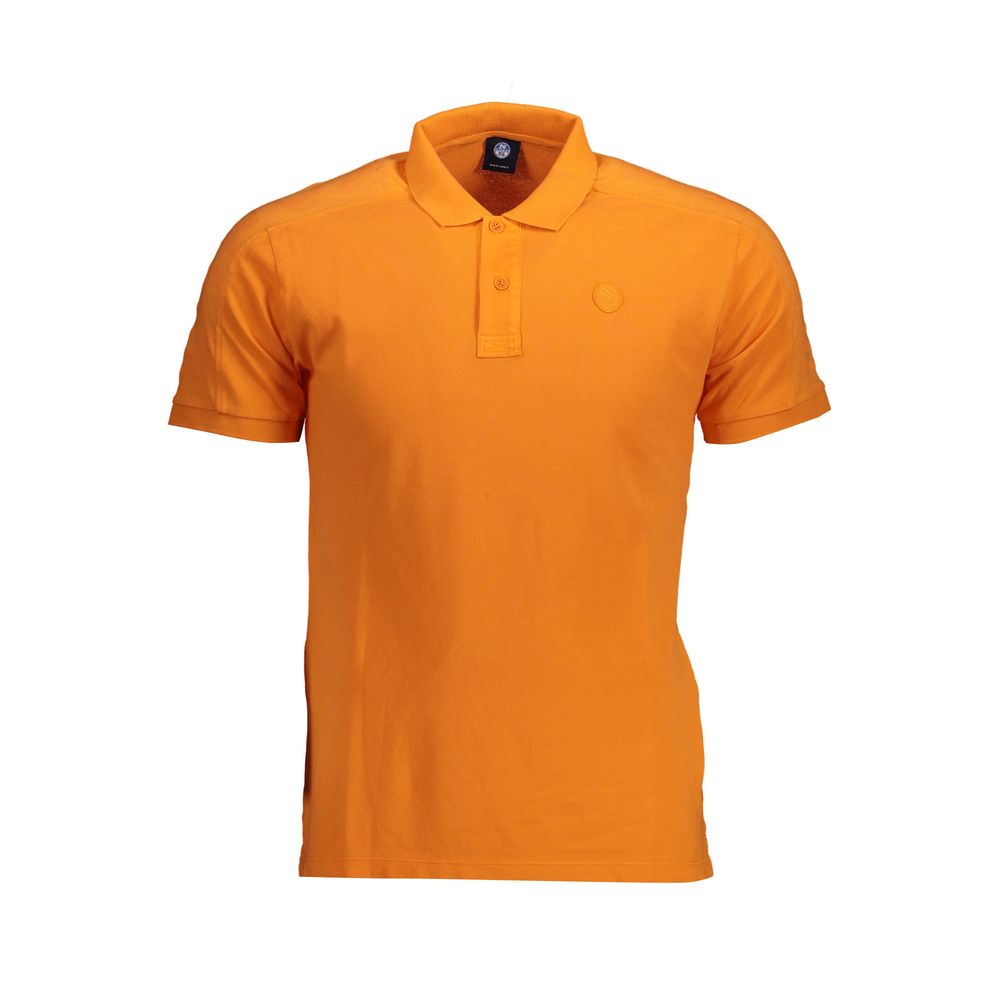 North Sails Arancione Cotton Men Polo | Regal Royce