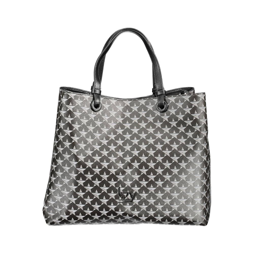 BYBLOS Black PVC Women Handbag | Regal Royce