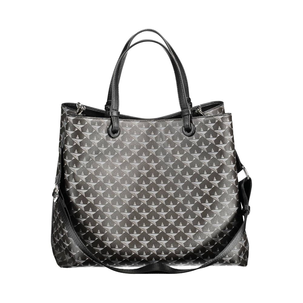 BYBLOS Black PVC Women Handbag | Regal Royce