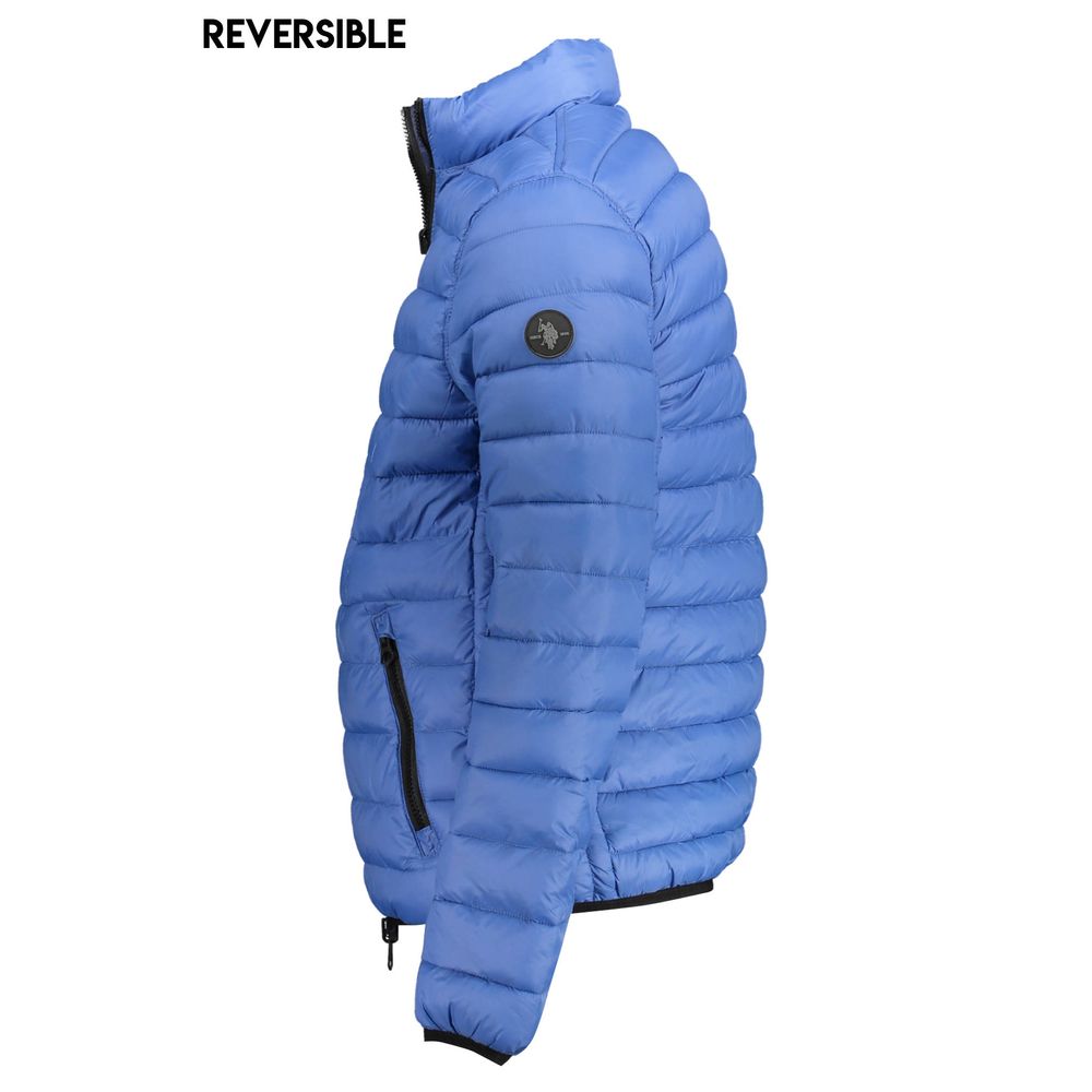 U.S. POLO ASSN. Blue Nylon Men's Jacket | Regal Royce