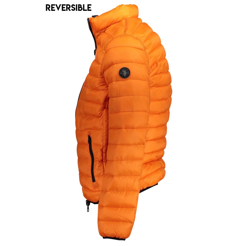 U.S. POLO ASSN. Arancione Nylon Men's Jacket | Regal Royce