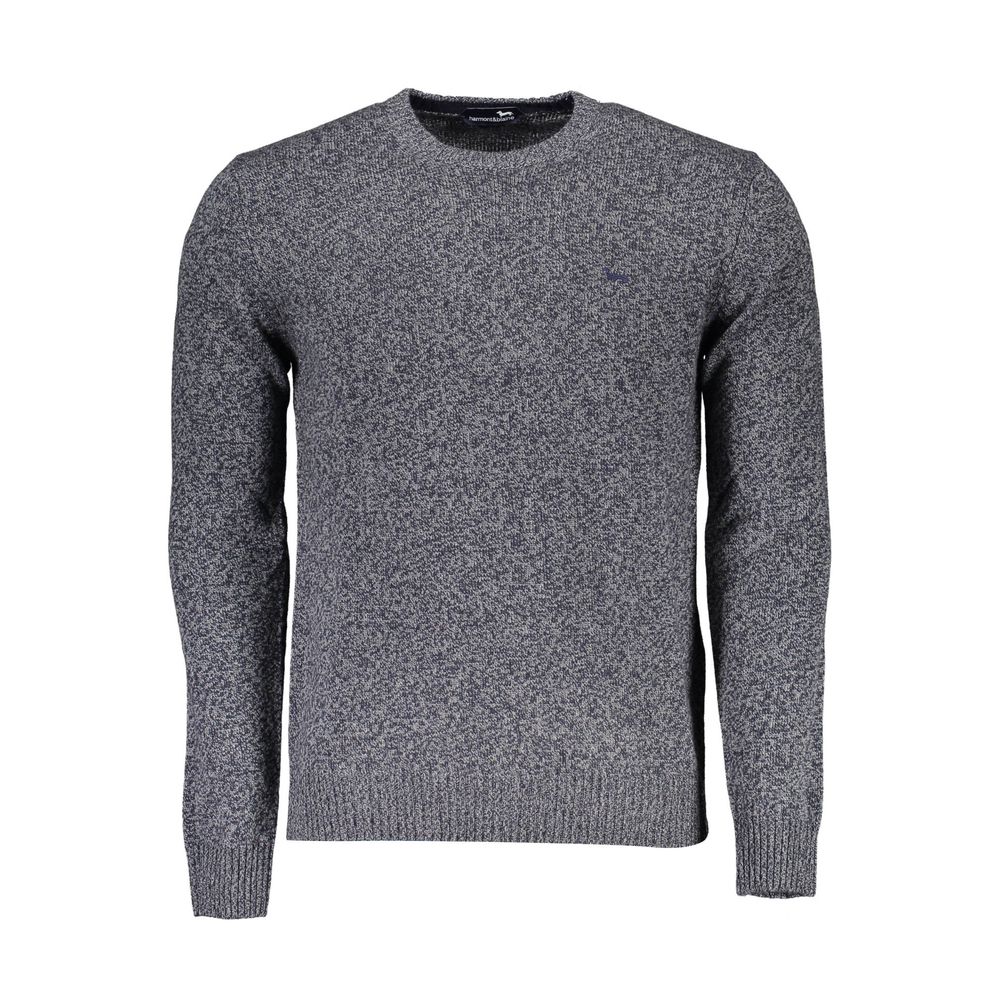 Harmont & Blaine Blu Wool Men Sweater | Regal Royce