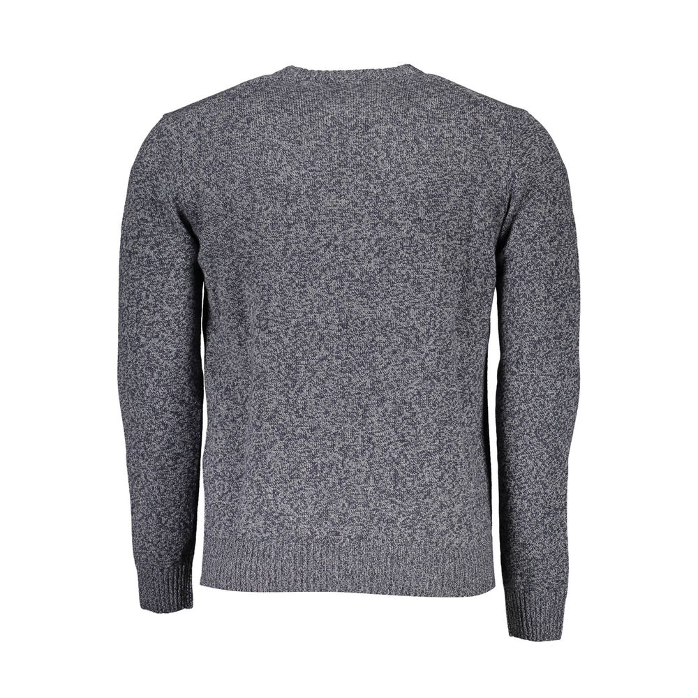 Harmont & Blaine Blu Wool Men Sweater | Regal Royce