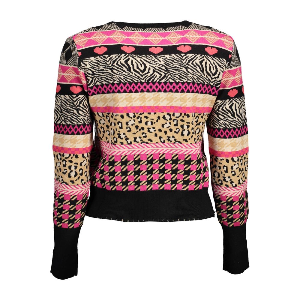 Desigual Black Viscose Women Sweater | Regal Royce