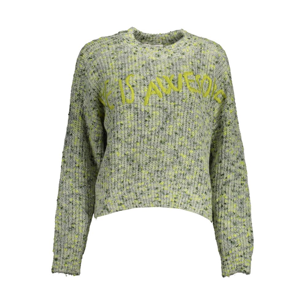 Desigual Verde Acrylic Women Sweater | Regal Royce