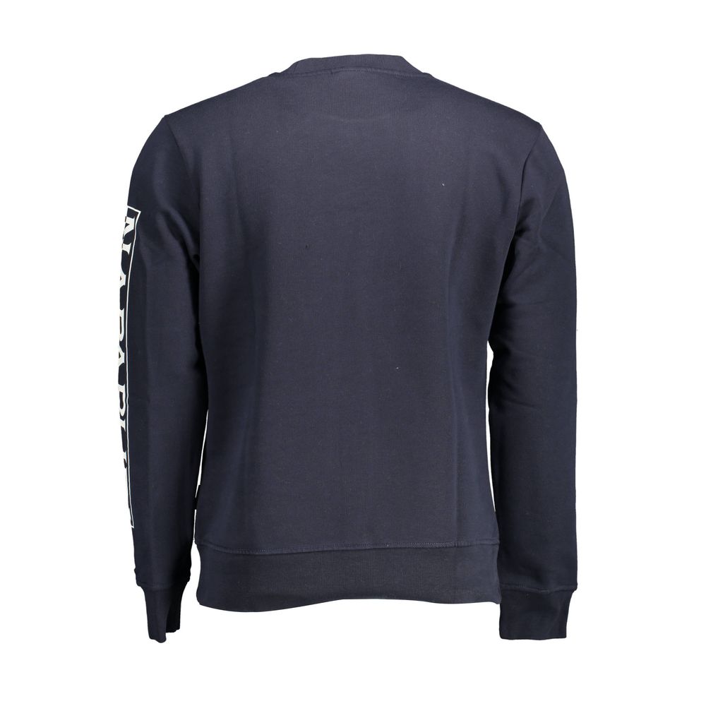 Napapijri Blue Cotton Sweatshirt