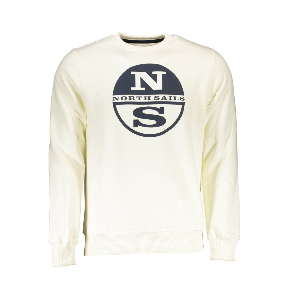 North Sails White Cotton Sweatshirt