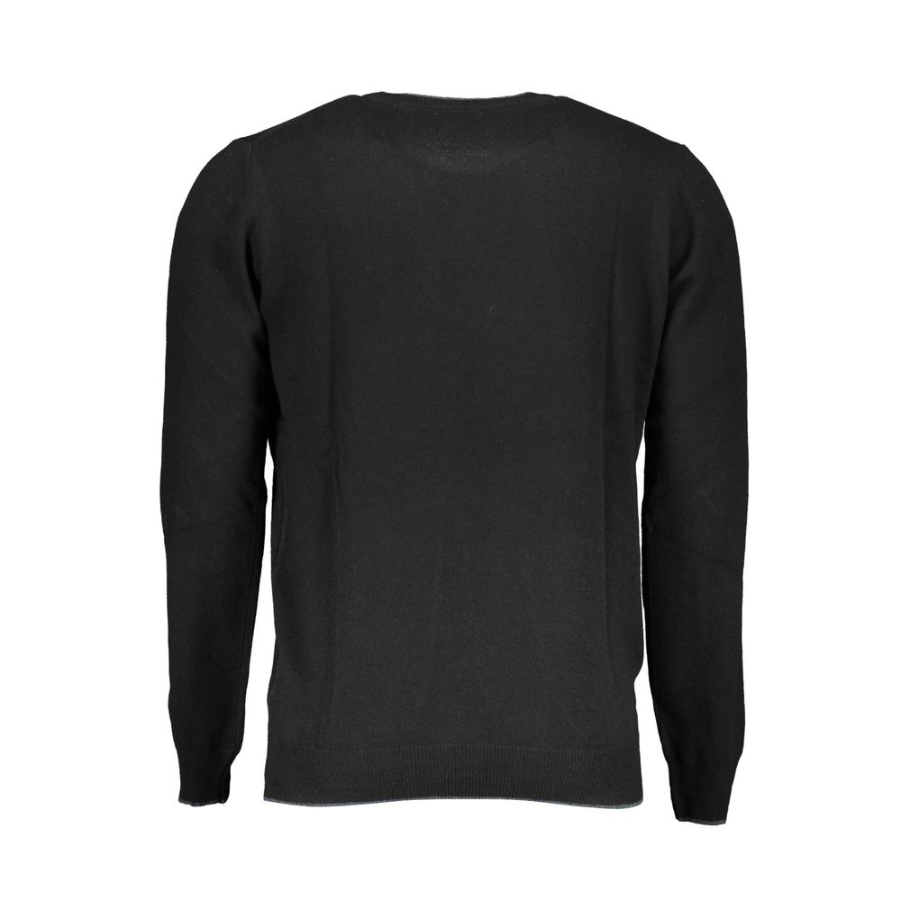 North Sails Black Polyamide Men Sweater | Regal Royce