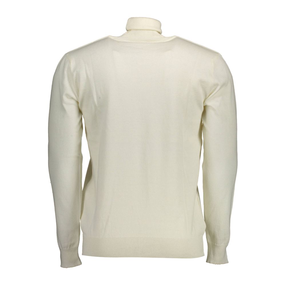 U.S. POLO ASSN. White Cotton Men's Sweater | Regal Royce