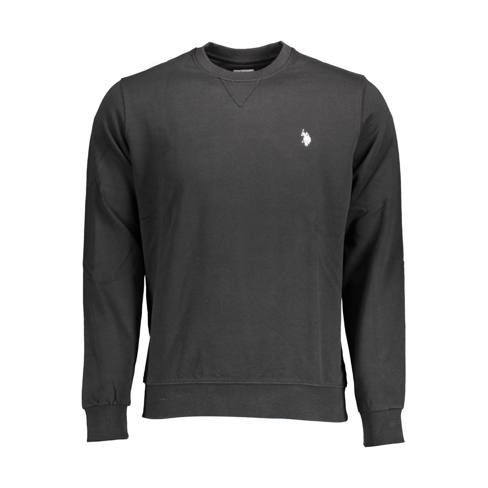 U.S. POLO ASSN. Black Cotton Men Sweatshirt | Regal Royce