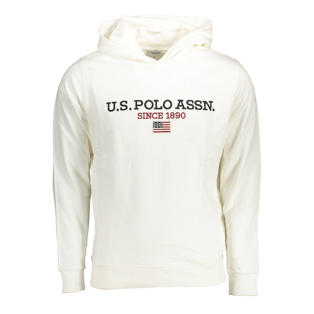 U.S. POLO ASSN. White Cotton Sweatshirt