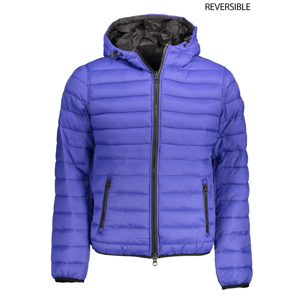 U.S. POLO ASSN. Blue Nylon Men Jacket | Regal Royce