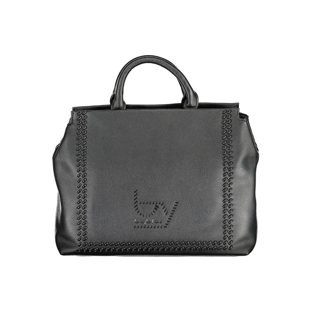 BYBLOS Black Polyurethane Women Handbag | Regal Royce